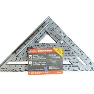 SWANSON Tool Co., Inc SW1201K Value Pack 7 inch Speed Square and Big